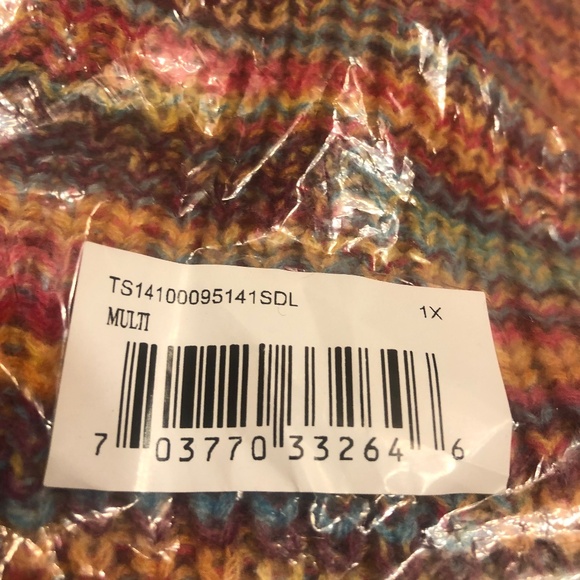 Terra and Sky Women’s Plus Pullover Space Dye Sweater Size 1X NEW - Picture 7 of 8